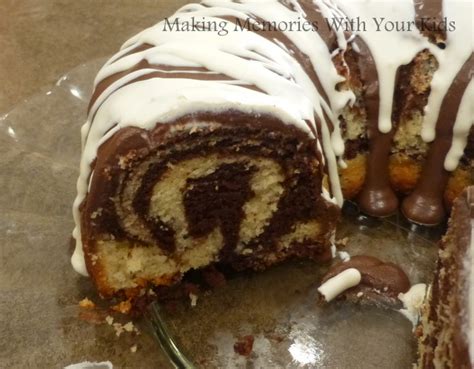 Zebra Bundt Cake Secret Recipe Club Making Memories With Your Kids