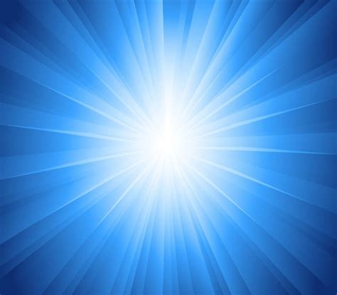 Sun Rays Blue Background Vector Illustration Free Vector In