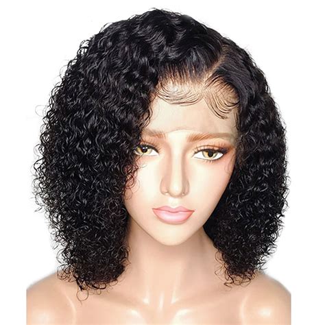 Brazilian Curly Weave 13x4 Lace Front Bob Wig Celie Hair