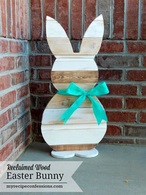 Diy And Crafts Reclaimed Wood Easter Bunny