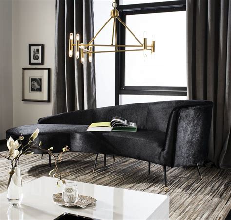 Gold sofa living room ideas sven yarrow gold sofa in 2020. Pin by Annette Elisse Design on Black Couches / Sofas | Gold living room decor, Gold living room ...