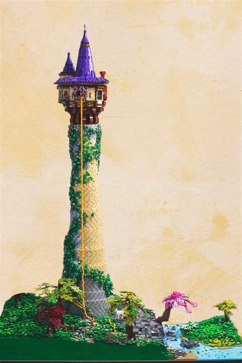 6ft Rapunzel Tower From The Movie Tangled Moc Lego Licensed