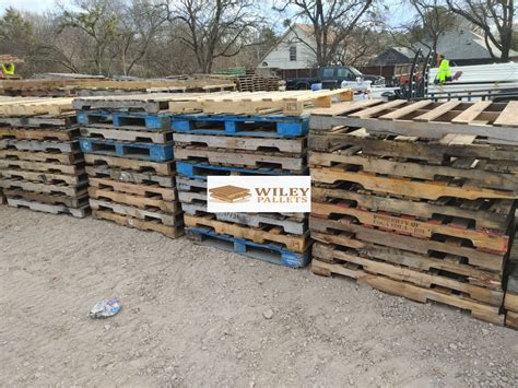 Reconditioned 2 Wood 48×40 Pallets Lakewood Co Wiley Pallet