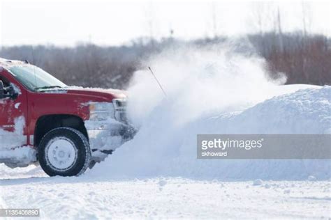 Snow Plow Pickup Truck Photos And Premium High Res Pictures Getty Images