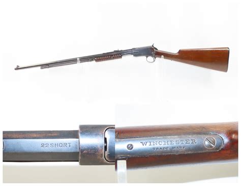 Winchester Model 1890 Pump Action 22 Cal Short Rimfire Candr Takedown