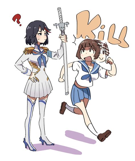 Ryuko Wearing Junketsu Killlakill