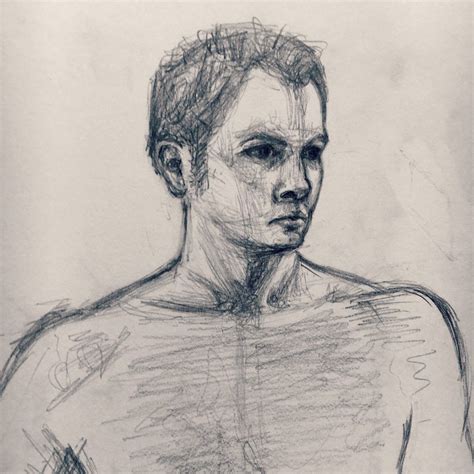 Pencil Portrait Of A Man Pencil Portrait Portrait Life Drawing