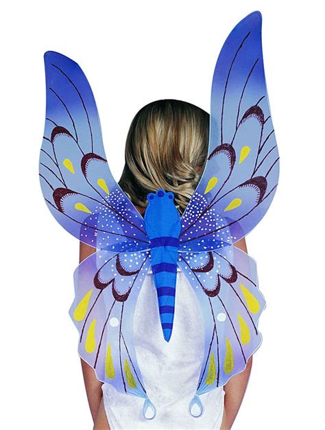 Blue Fairy Wings 34 X 21