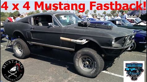 4x4 1967 Mustang Fastback On A Custom Bronco Chassis Fabulous Fords