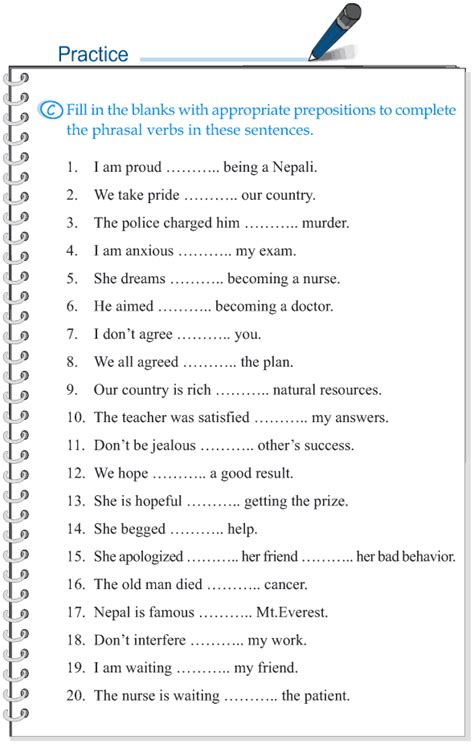 You will find all the comprehensive collection of questions with solutions in these worksheets which will help you to revise complete syllabus and score more marks in a fun way. Grammar » Grade 5 Grammar Lesson 15 Phrasal verbs
