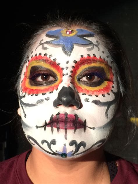 Maria Headshot Makeup Icons Carnival Face Paint Halloween Face
