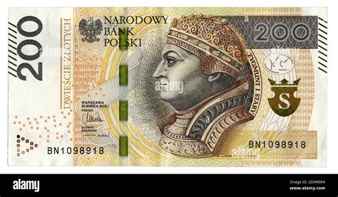 200 Polish Zlotys Banknote Stock Photo Alamy