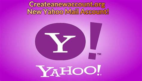 Create Yahoo Mail Account Sign Up New Account Create New Account