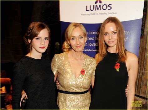 Photo Emma Watson Harry Potter Reunion With Jk Rowling Photo Just Jared