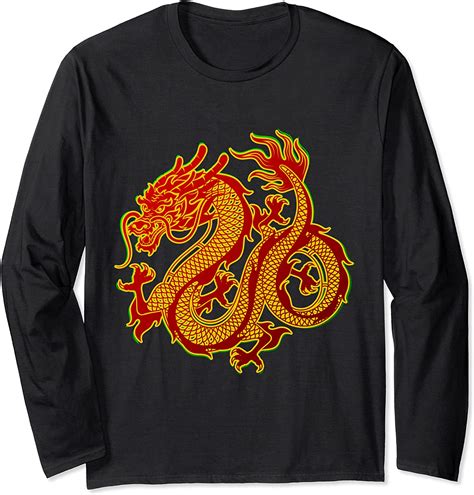 Dragon Classic Long Sleeve T Shirt Uk Fashion