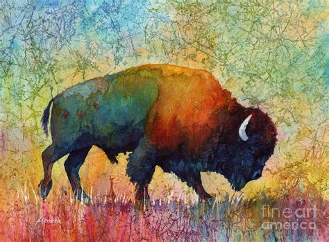 American Buffalo 4 Painting By Hailey E Herrera Pixels