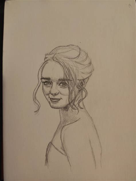 Maisie Williams Quick Sketch By Uniquemarine On Deviantart