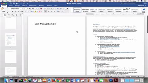 Creating A Master Document From Subs Youtube