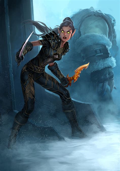 WoW Female Blood Elf Rogue
