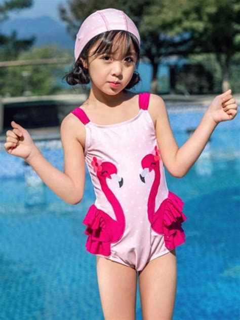 Aonihua One Piece Lovely Princess Swimwear In 2020 Swimwear Swimwear Girls Flounce Swimwear