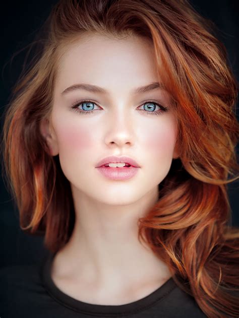 Rosy Cheek Ginger Love Red Haired Beauty Red Hair Woman
