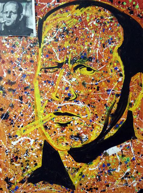 Jackson Pollock Acrylic Painting Behance