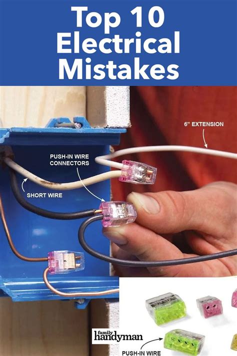 10 Most Common Electrical Mistakes Diyers Make Electricity Diy