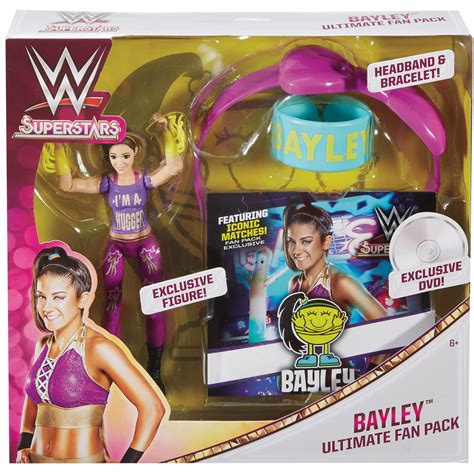 Wwe Superstars Ultimate Fun Pack Series Bayley Action Figure Dvd And Ring Accessories 3 Count