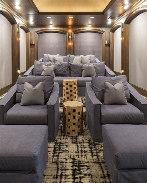 Theater Room by Lisa Sherry Interieurs | Home cinema room, Home theater rooms, Home theater room 