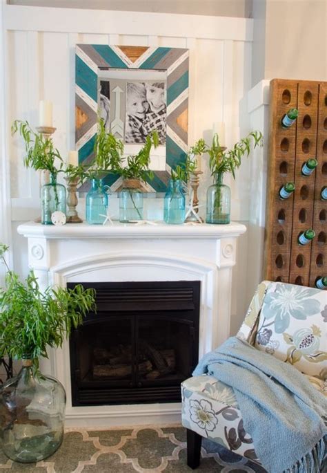 60 Awesome Summer Mantel Décor Ideas Digsdigs