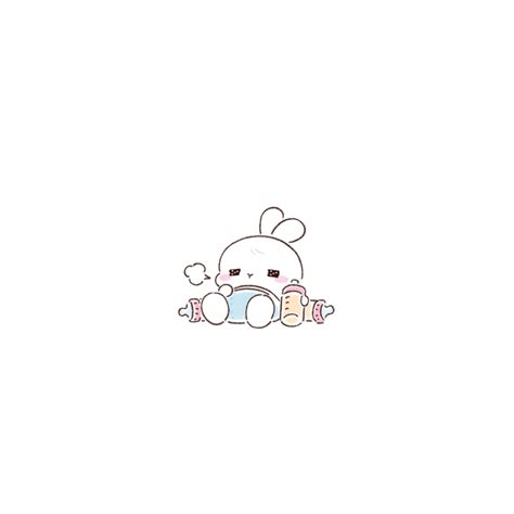 Messy Baby Soft Bunny Cute Freetoedit Sticker By Pjmcore