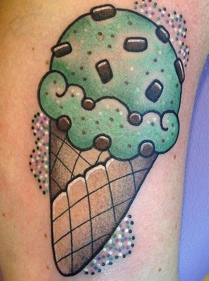 Ice Cream Cone Tattoo Designs