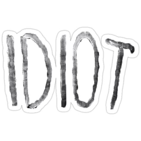 Michael Clifford Idiot Stickers By Lxrna Redbubble