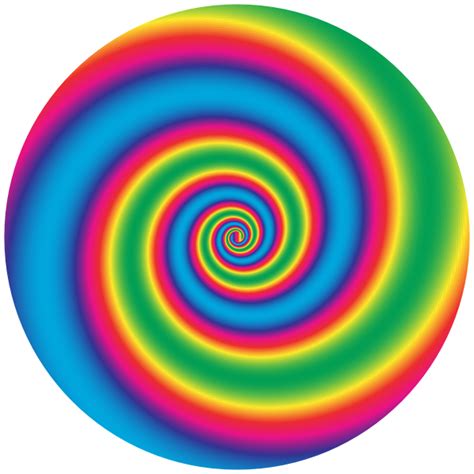 Colorful Swirling Vortex Free Svg