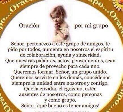 Oracion Por Mi Grupo Oraciones Oraciones Catolicas Y Oraciones Cortas