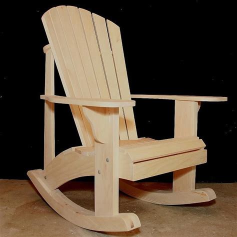 Adirondack Rocking Chair Retrofit Kit Plans For The Grandpa Etsy