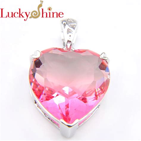 Aliexpress Com Buy Luckyshine High Quality Antique Heart Pink BI