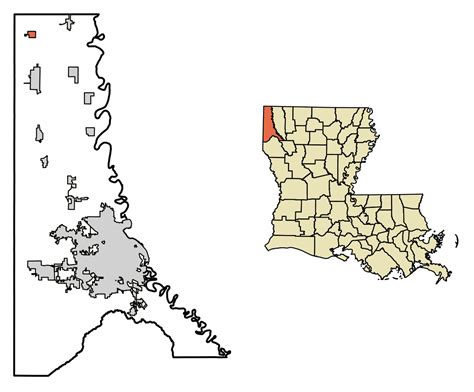 Caddo Parish Louisiana Citiestowns Belcher Blanchard Gilliam