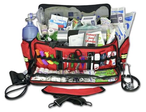 Lightning X Jumbo Medic First Responder Emtems Trauma Bag Stocked Kit