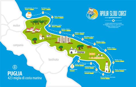 Cartina puglia | pubblicazione di mappe di grandi dimensioni. Cartina Puglia Lesina | Tomveelers