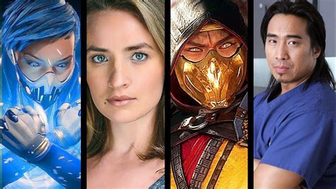 the mortal kombat 11 voice actors and face models who s in the cast youtube