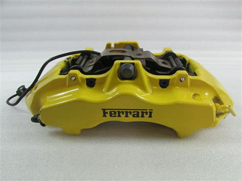 Ferrari F430 Lh Left Front Ccm Caliper Yellow Used Pn 228030