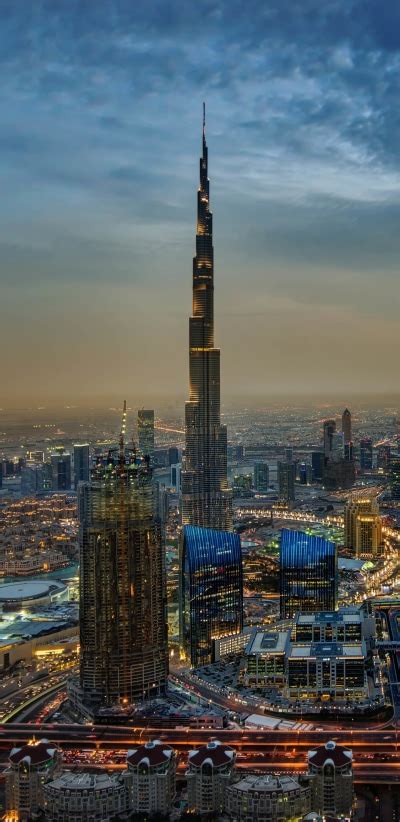 Man Made Dubai Cityscape Building Horizon City Burj Khalifa
