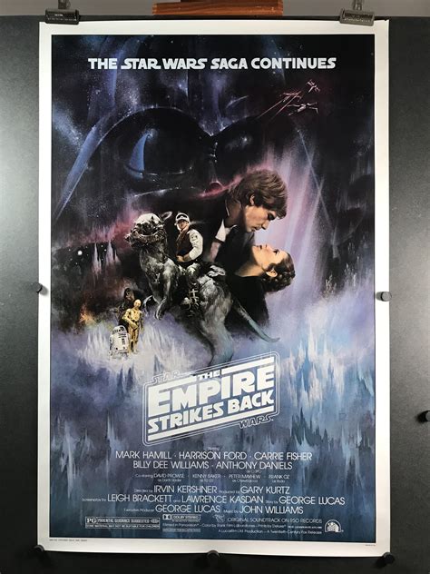 EMPIRE STRIKES BACK Original Gone With The Wind Style B Studio Sheet Movie Poster Original