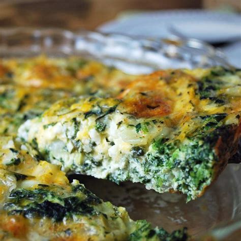 Low Carb Crustless Spinach Quiche Recipe Amees Savory Dish