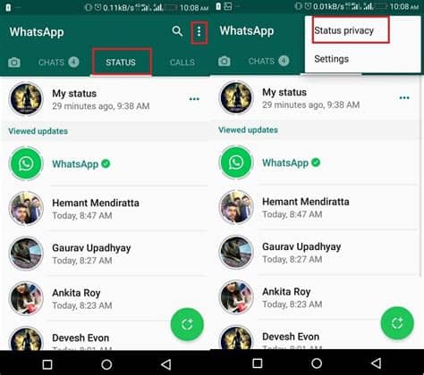 How to check who checked whatsapp profile picture status in android. How To Hide Last Seen, Status From Specific People On ...
