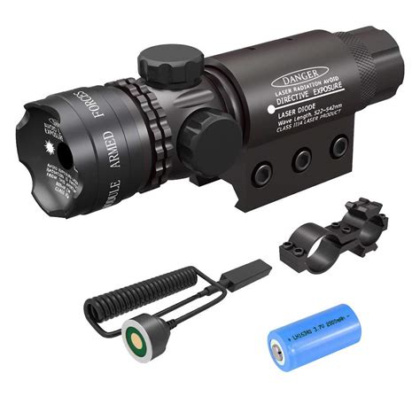 New Tactical Green Laser Sight Gun Sight Adjustable Q4087 Uncle
