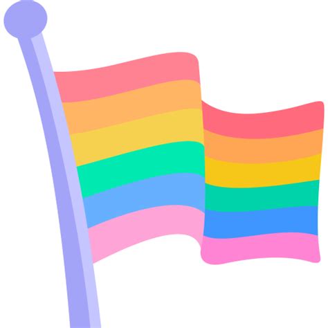 Rainbow Flag Generic Flat Icon