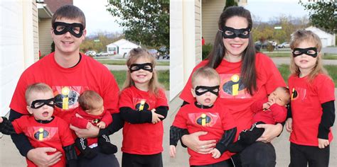 Each costume can transform you into something entirely new whether it's for halloween, a convention. The Incredibles Family Costume