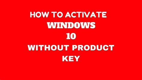 How To Activate Windows 10 Without Any Software Fix Now Install And